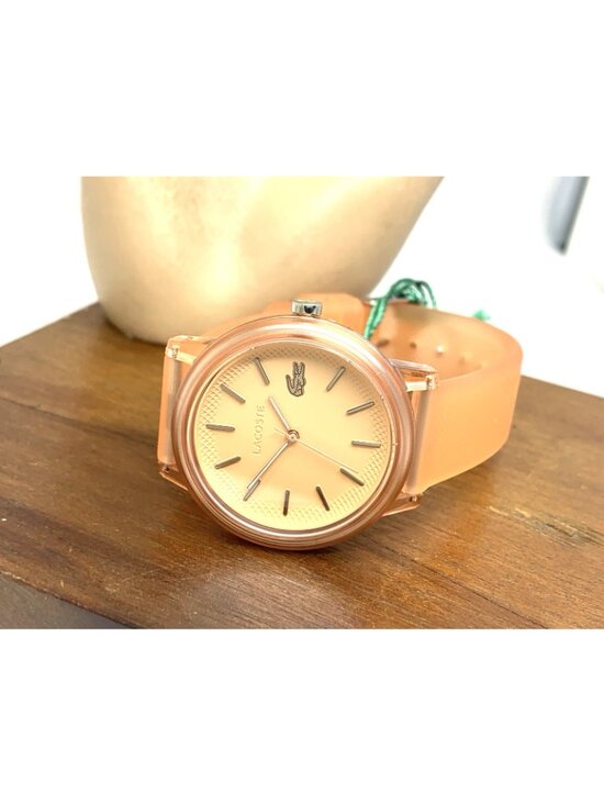 Lacoste Women\'s Watch 2001361 Quartz Orange Dial Rubber Strap 36mm main image 4